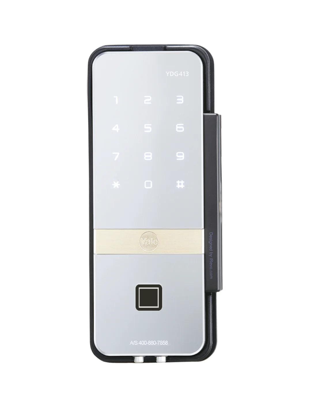 Yale YDG 413A GL – Glass Door Smart Lock with Fingerprint & PIN Access - View 5