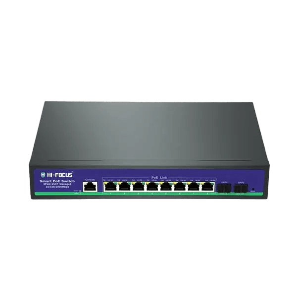 Hi- Focus 8 PORT Giga POE-SWITCH 10/100/1000+ SFP Port