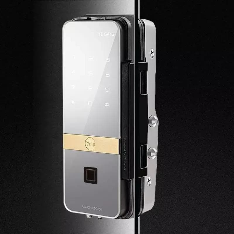 Yale YDG 413A GL – Glass Door Smart Lock with Fingerprint & PIN Access - View 2
