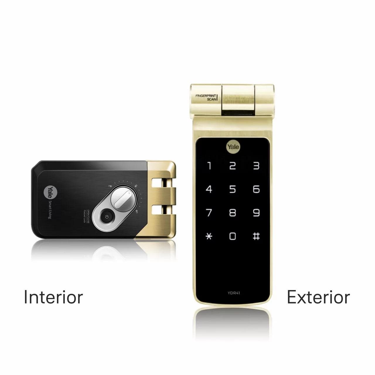 Yale YDR-41A (4th Gen) Smart Door Lock – PIN, RFID & Mechanical Key Access