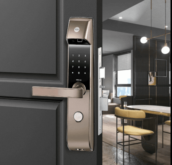 Yale YDM 4115-A Series Biometric Smart Lock (Brown) – Fingerprint, PIN, Key & Yale Home App - View 2