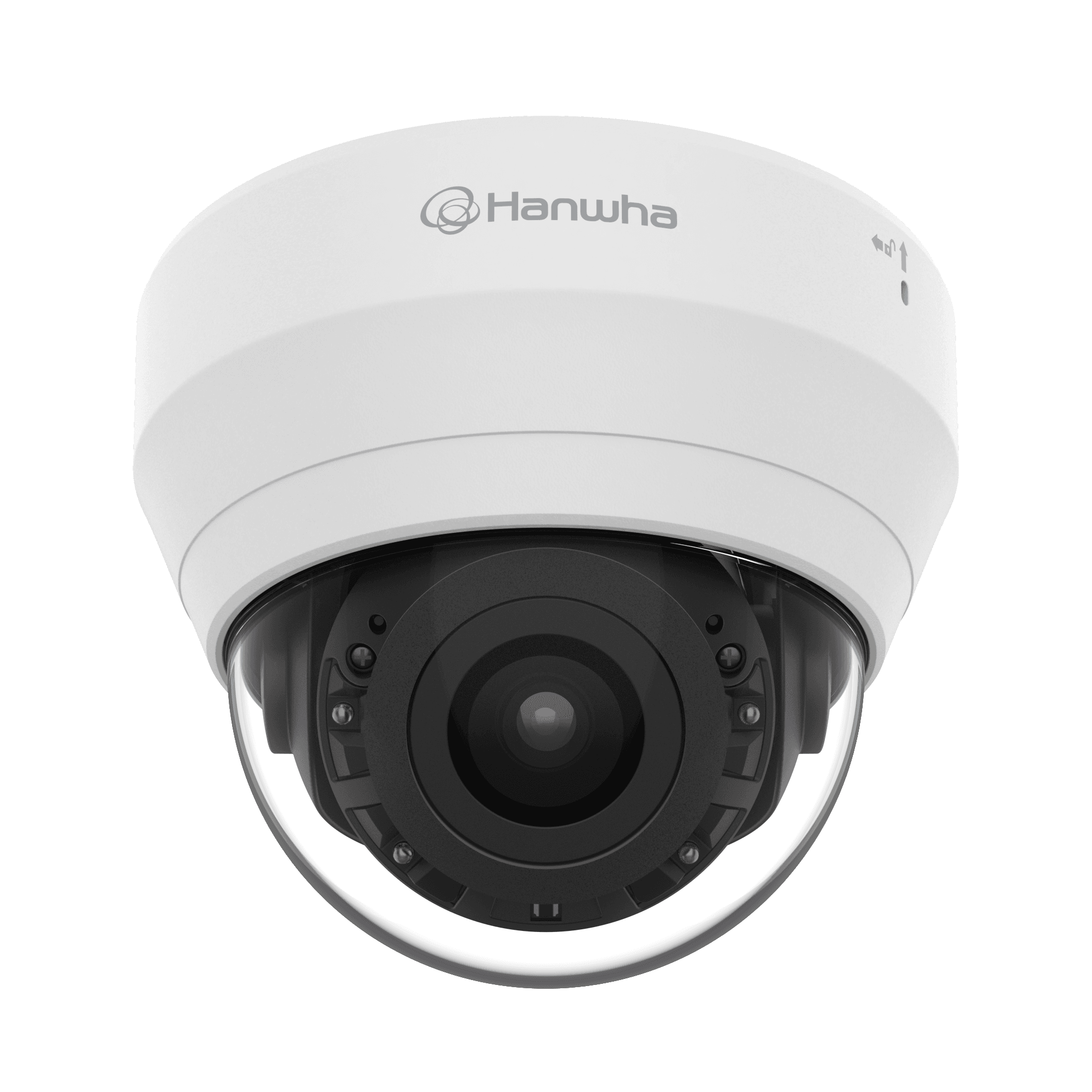 Hanwha 4MP resolution motorized varifocal IR Dome Camera