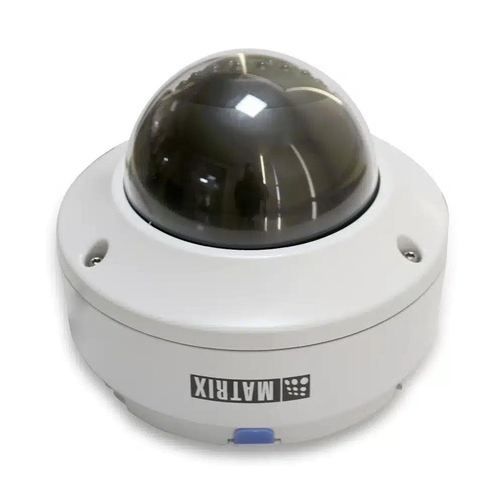 Matrix SATATYA CIDR50FL60CWP P2 5MP IR Dome Camera with Audio Support and 6mm Lens