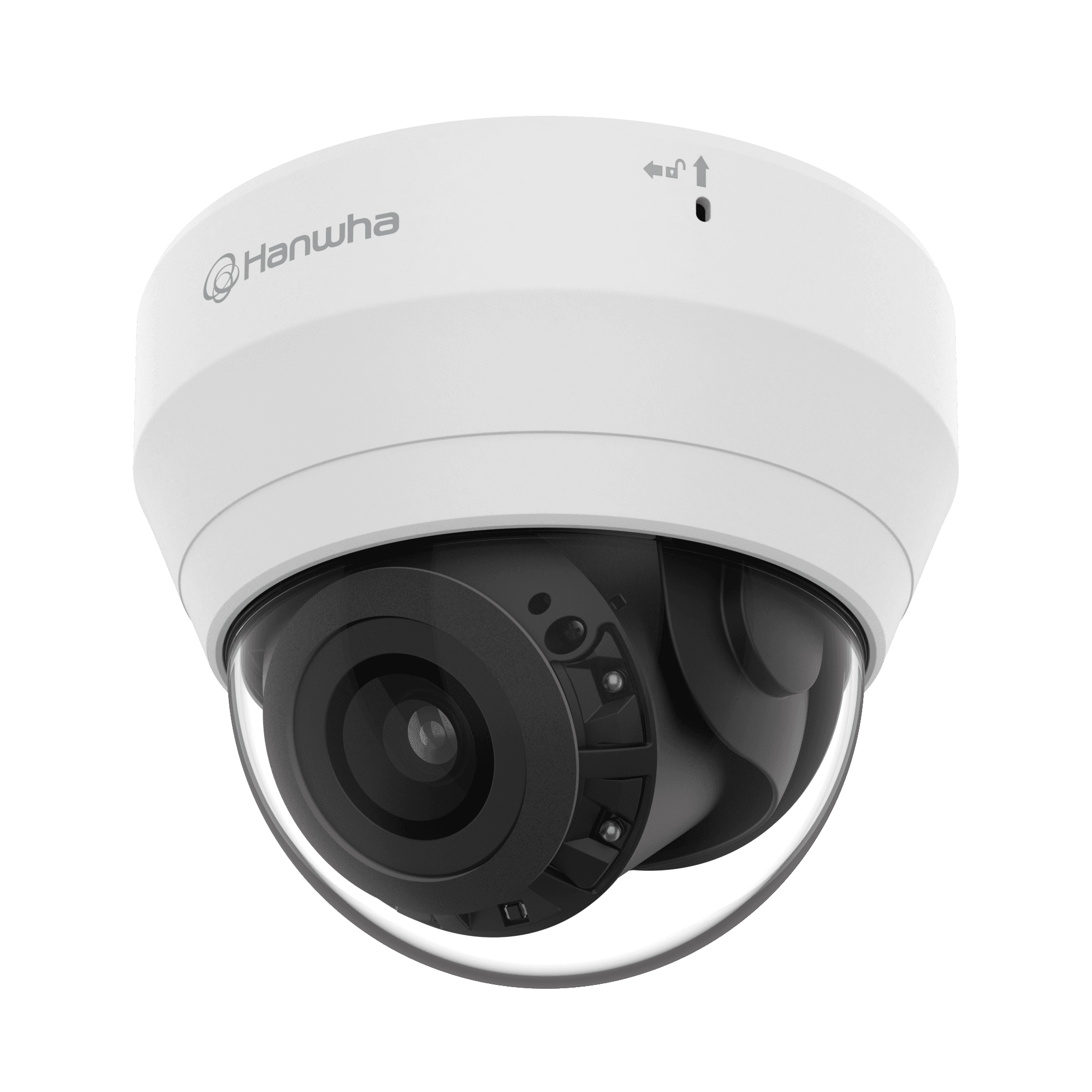 Hanwha 4MP resolution motorized varifocal IR Dome Camera - View 2