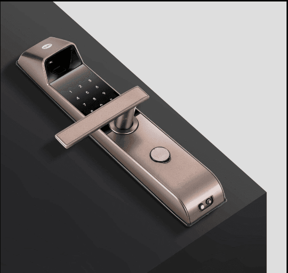 Yale YDM 4115-A Series Biometric Smart Lock (Brown) – Fingerprint, PIN, Key & Yale Home App - View 3