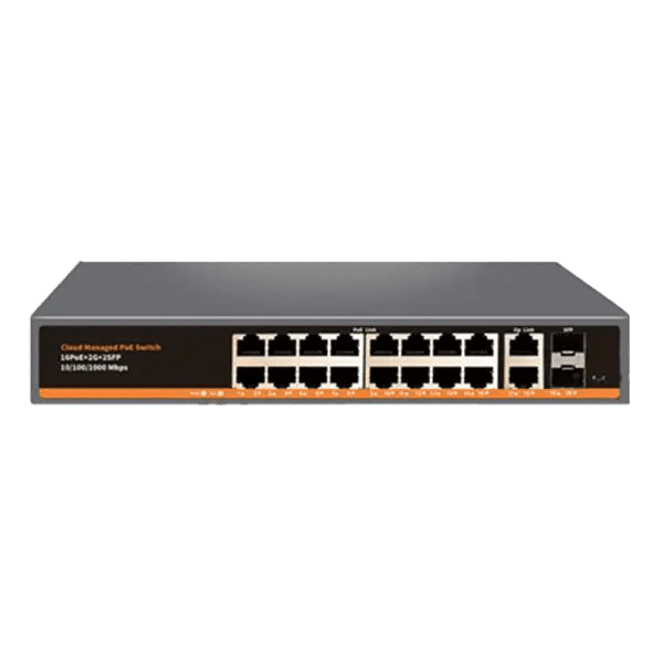 HI-Focus 16 PORT POE SWITCH