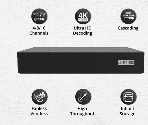 Matrix 8CH High-Performance Network Video Recorders - View 3